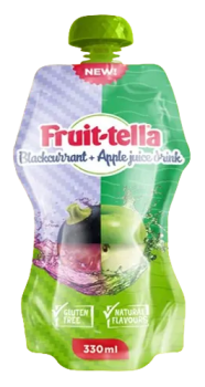 Fruit-tella - Blackcurrant & Apple Juice Drink 330ml